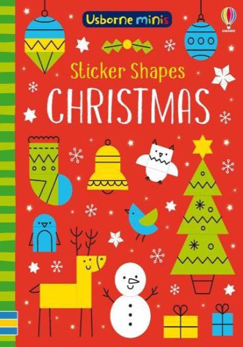 Sticker Shapes Christmas- Usborne Minis