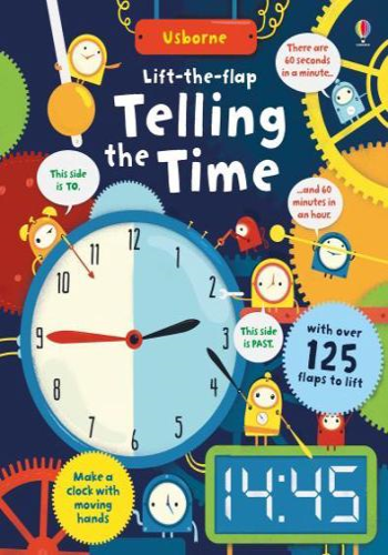 Usborne Lift-the-Flap Telling the Time- Lift-the-Flap Maths