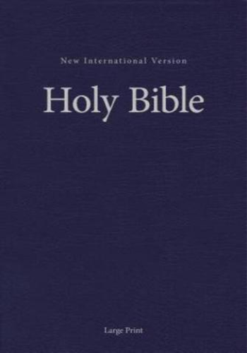 NIV, Pew and Worship Bible, Large Print, Hardcover, Blue