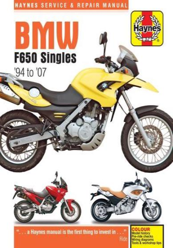 BMW F650 Singles Service &amp; Repair Manual