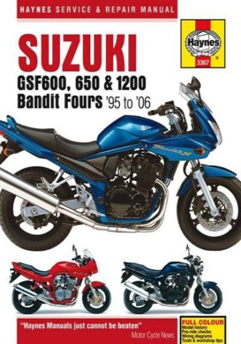 Suzuki GSF600, 650 &amp; 1200 Bandit Fours Motorcycle Repair Manual